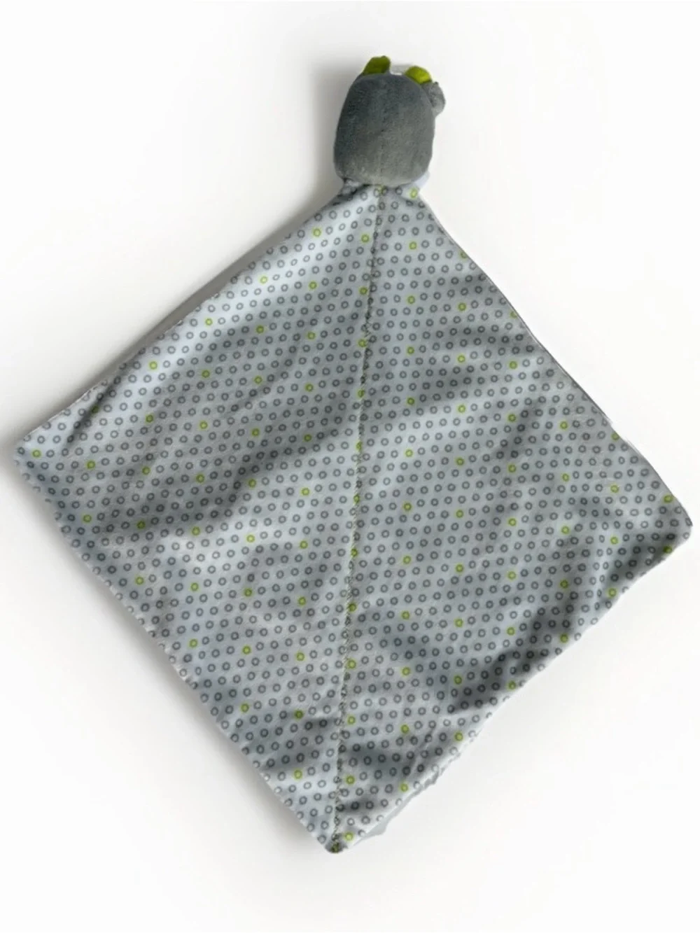 Carters Precious Firsts Giraffe Lovey Security Blanket Rattle Gray Polka Dot 13
